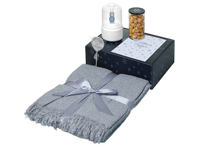 Подарочный набор «Re:Snug» с пледом, увлажнителем и попкорном thumbnail