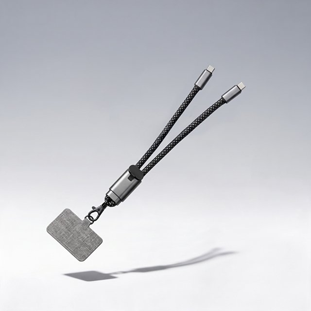 Ремешок-держатель для телефона с зарядным кабелем USB-C - USB-C «Lany Wristband Charge Eco»