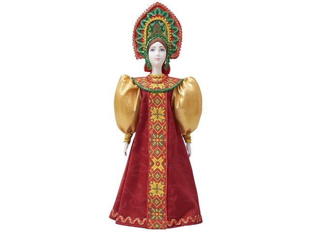 Подарочный набор: кукла фарфоровая, чай "Малина с мятой" thumbnail