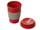 Термокружка "Muffin" из натуральных волокон, красный