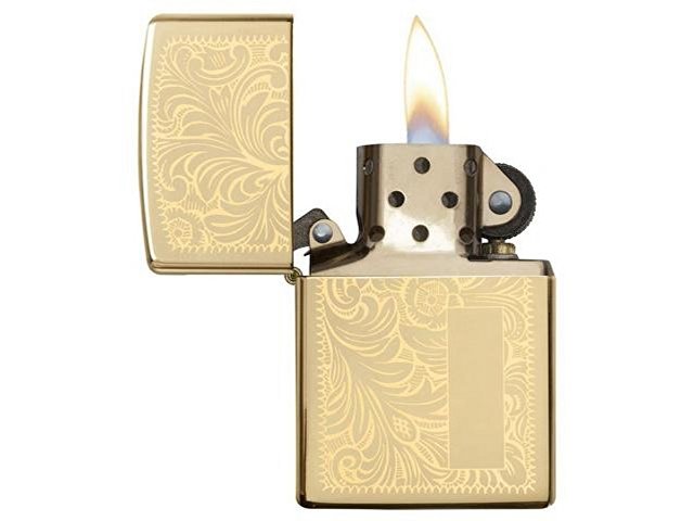 Зажигалка ZIPPO Venetian® с покрытием High Polish Brass thumbnail