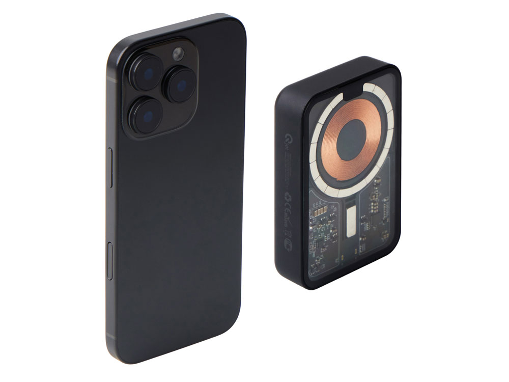 Беспроводной магнитный внешний аккумулятор с QC\PD «MagnifIQ», 10000 мАч, 15 Вт фото 11 Беспроводной магнитный внешний аккумулятор с QC\PD «MagnifIQ», 10000 мАч, 15 Вт фото 11