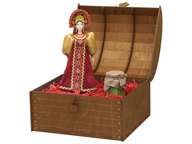 Подарочный набор: кукла фарфоровая, крем-мёд с лаймом и имбирем thumbnail