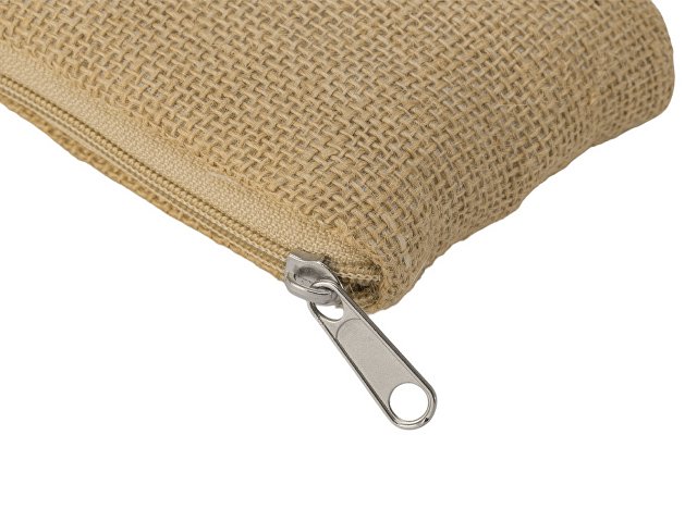 Складная сумка Jute из хлопка и джута с карманом thumbnail