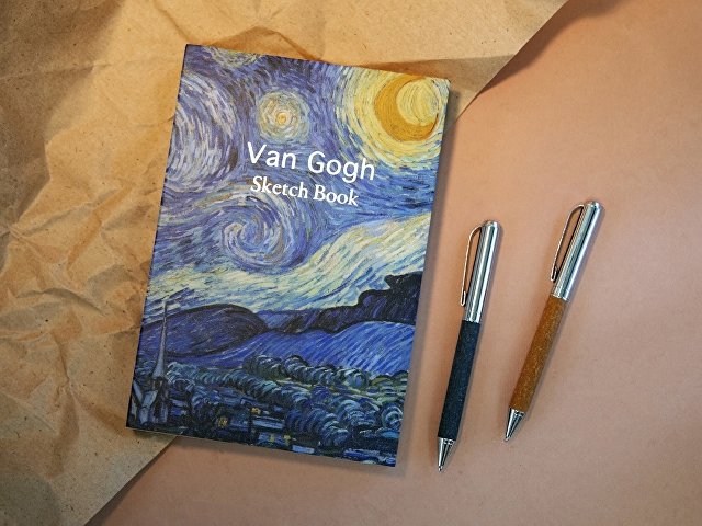 Ручка шариковая «Venera» из переработанной стали и переработанной кожи thumbnail