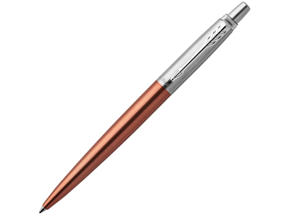 Шариковая ручка Parker Jotter Essential, Chelsea Orange CT, оранжевый/серебристый