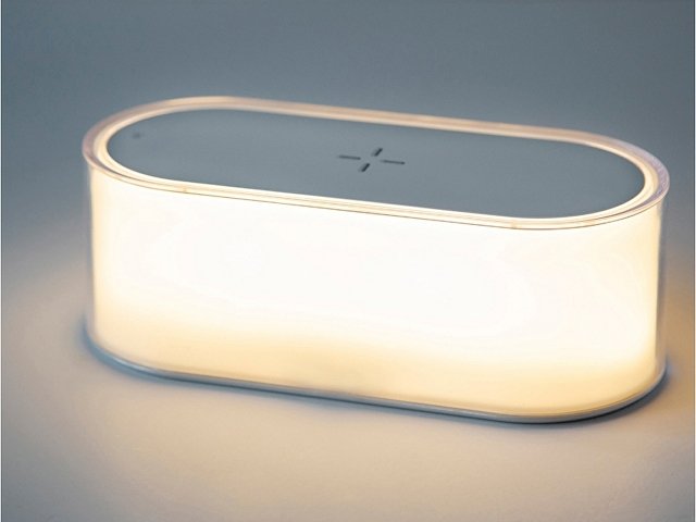 Ночник с беспроводной зарядкой и RGB подсветкой «Miracle», 15 Вт thumbnail