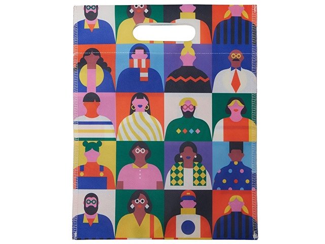 Сумка для выставок из нетканого материала PET с возможностью полноцветной печати thumbnail