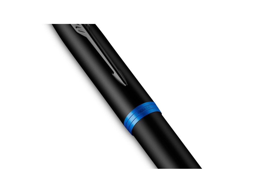 Ручка перьевая Parker «IM Vibrant Rings Flame Blue»