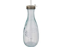Бутылка с соломинкой «Polpa» из переработанного стекла (арт. 11325401), фото 7