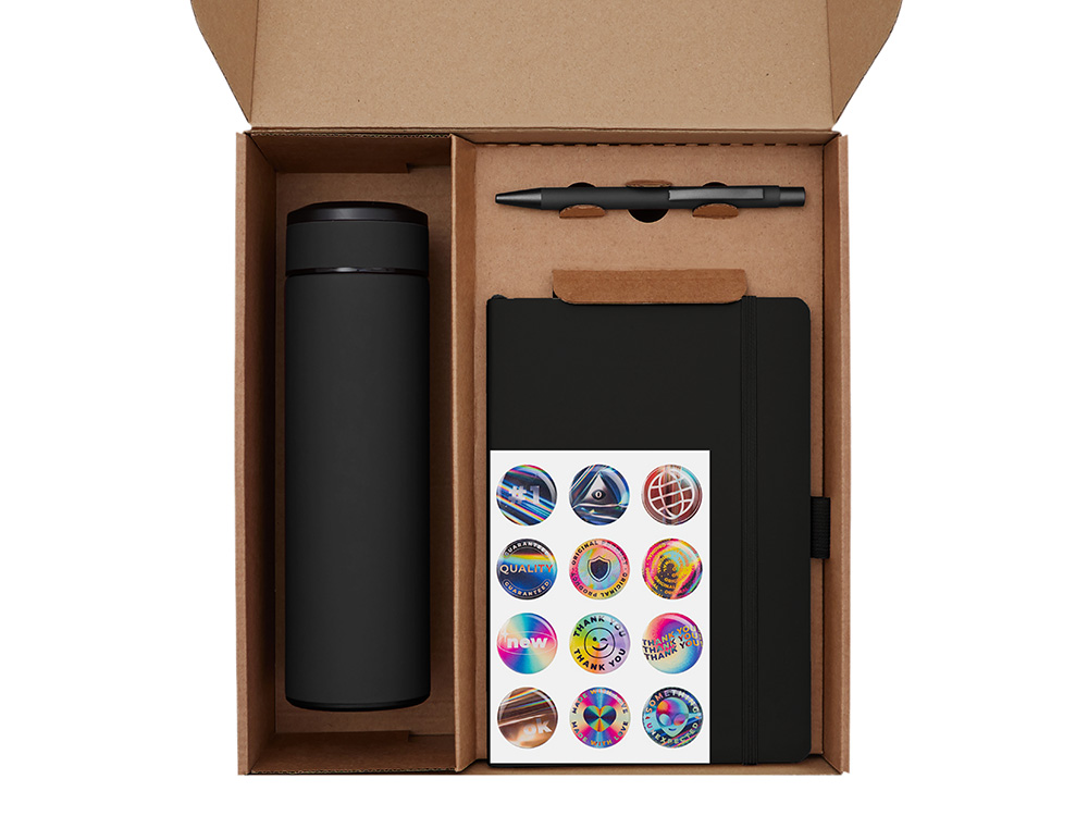 Набор «Warmpage» с термосом, блокнотом, ручкой и чаем фото 2 Набор «Warmpage» с термосом, блокнотом, ручкой и чаем фото 2