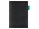 Ежедневник недатированный А5 "Boston", черный (бирюзовый обрез)