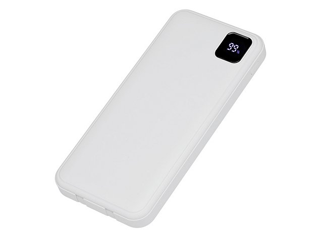 Внешний аккумулятор со встроенными кабелями «Фрэйм», 10000мач