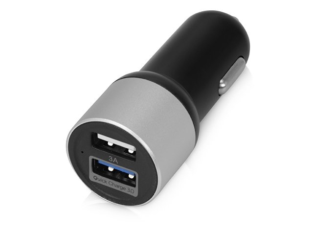 Адаптер автомобильный USB с функцией быстрой зарядки QC 3.0 «Tra