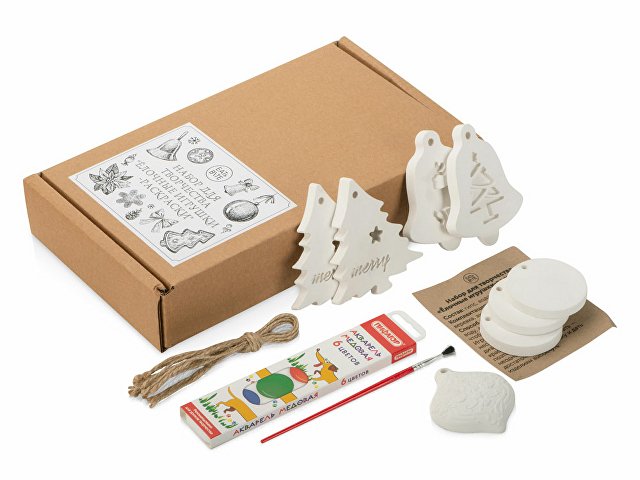 Набор для творчества «Ёлочные игрушки-раскраски» thumbnail