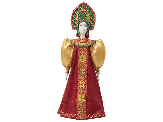 Подарочный набор: кукла фарфоровая, крем-мёд с лаймом и имбирем thumbnail