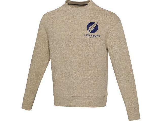 Свитер с круглым вырезом «Jet» из органического хлопка, унисекс thumbnail