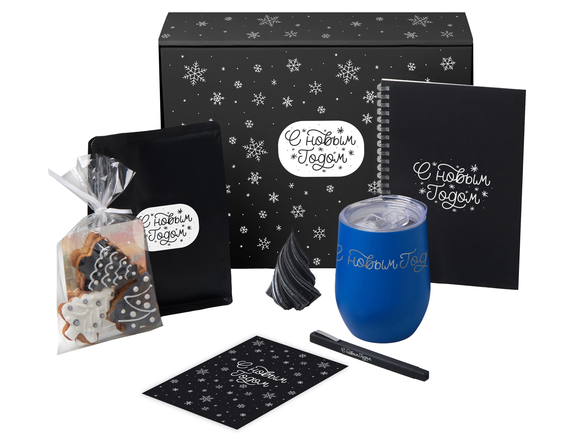 Подарочный набор «Re:Start» с термокружкой, кофе и блокнотом