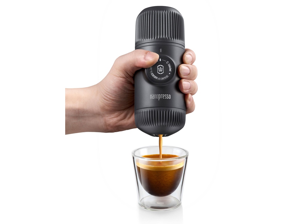 Ручная мини кофемашина «Nanopresso» + кейс для хранения Ручная мини кофемашина «Nanopresso» + кейс для хранения