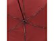 Зонт складной женский TORBER, механика, 5 сложений, красный, каркас алюминий, эпонж, пластиковая ручка, диаметр 91 см