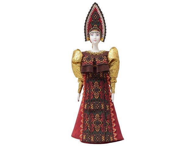 Подарочный набор: кукла фарфоровая, мёд с гецким орехом