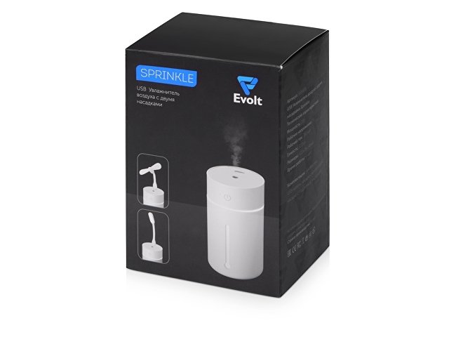 USB увлажнитель воздуха с двумя насадками «Sprinkle» thumbnail