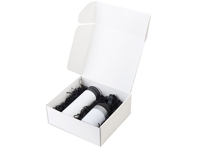 Подарочный набор с колонкой и термосом «Black&White» thumbnail