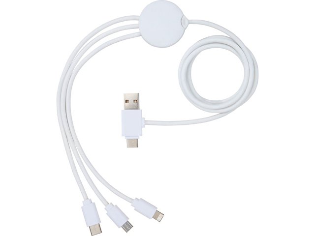 Зарядный кабель 5-в-1 «Pure» с противобактериальной присадкой