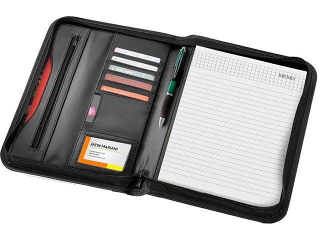 Папка А4 «Ebony» на молнии thumbnail