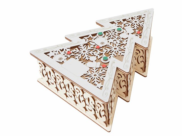 Шкатулка из фанеры в виде елки «Firytale» thumbnail