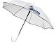 Ветрозащитный автоматический цветной зонт Kaia 23", белый