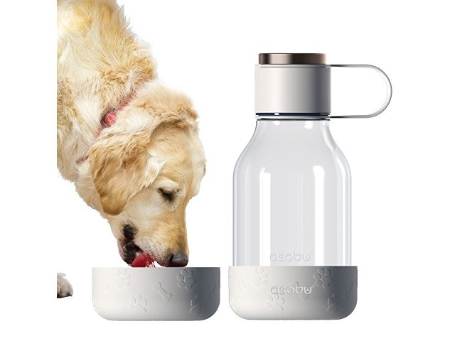 Бутылка для воды 2-в-1 «Dog Bowl Bottle» со съемной миской для питомцев, 1500 мл thumbnail