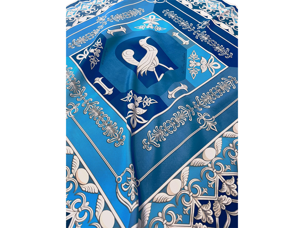 Платок «Птица дивная» фото 2 Платок «Птица дивная» фото 2