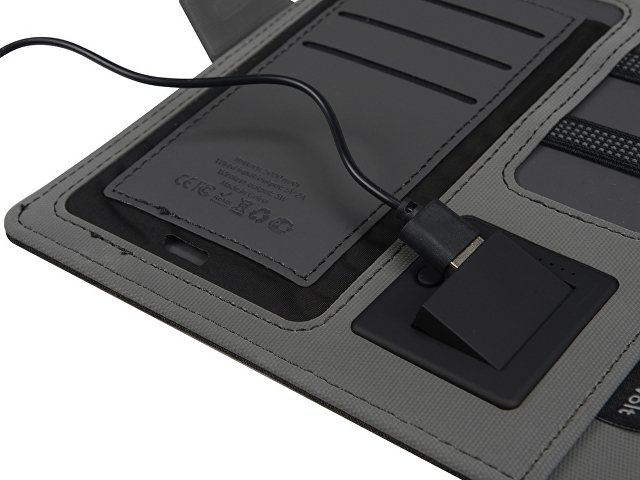 Органайзер с беспроводной зарядкой «Powernote», 5000 mAh thumbnail