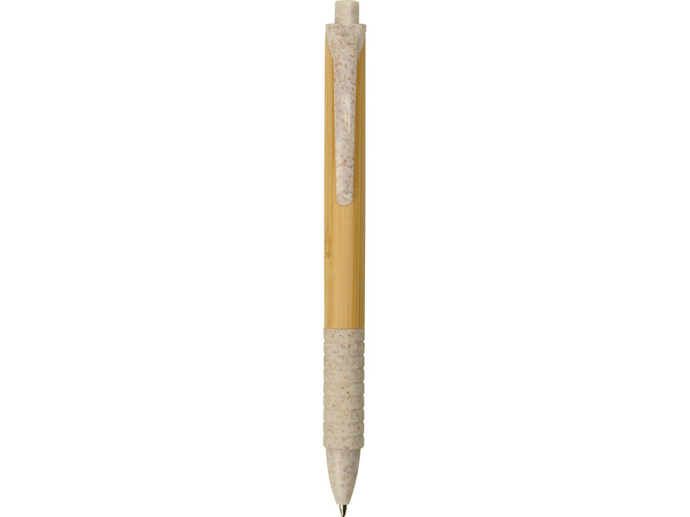 Ручка из бамбука и переработанной пшеницы шариковая Nara 2