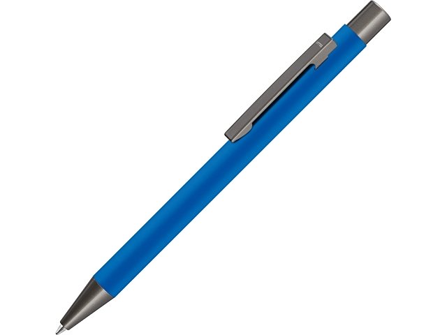Ручка металлическая шариковая «Straight Gum» soft-touch с зеркал