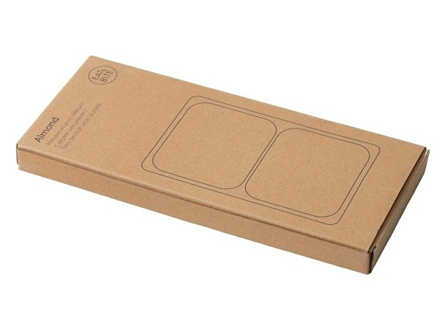 Менажница из акации с двумя секциями «Almond» thumbnail