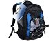 Рюкзак TORBER ROCKIT с отделением для ноутбука 15", черный/синий, полиэстер, 33х19х45 см, 28 л