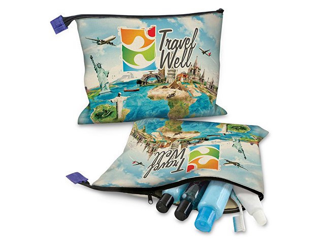 Дорожная косметичка с возможностью полноцветной печати thumbnail