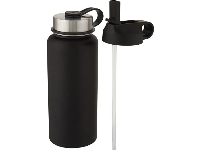 Бутылка спортивная «Supra» с вакуумной изоляцией и 2 крышками thumbnail