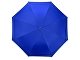 Зонт-трость "Silver Color" полуавтомат, синий/серебристый
