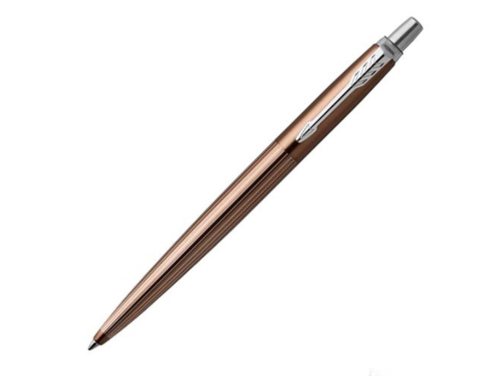 Шариковая ручка Parker Jotter Premium Carlisle Brown Pinstripe CT, коричневый