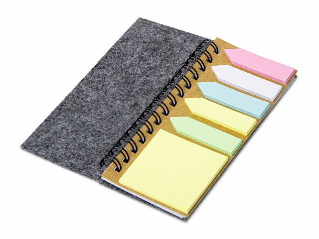 Мини-блокнот со стикерами А7 "Felt" thumbnail