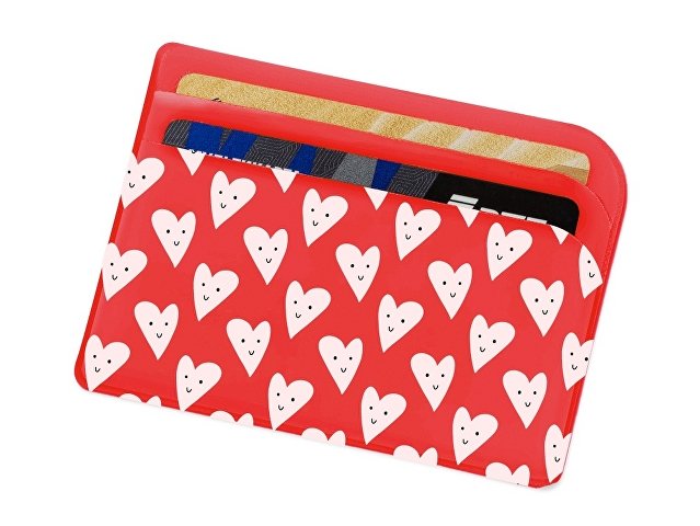 Картхолдер для 3-х карт с возможностью полноцветной печати, софт-тач thumbnail