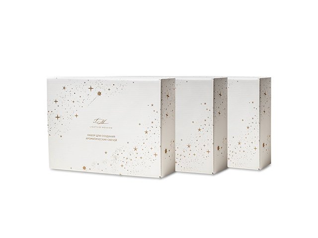 Набор для создания 2-х ароматических свечей: амбра и табак/маракуйя, сандал и пачули