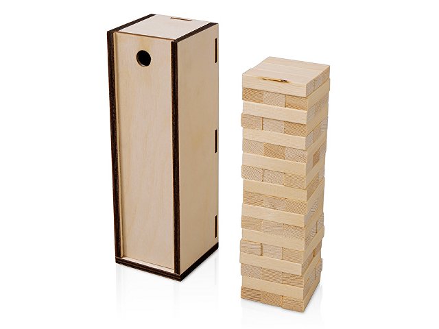 Настольная игра из дерева «Башня» в деревянной коробке  thumbnail