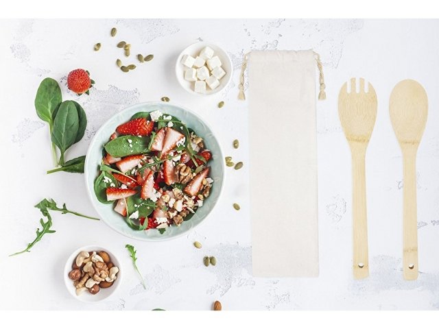 Набор из бамбуковой ложки и вилки «Endiv» thumbnail