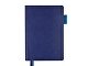 Ежедневник А5 датированный "Boston" 2026, синий с голубым обрезом
