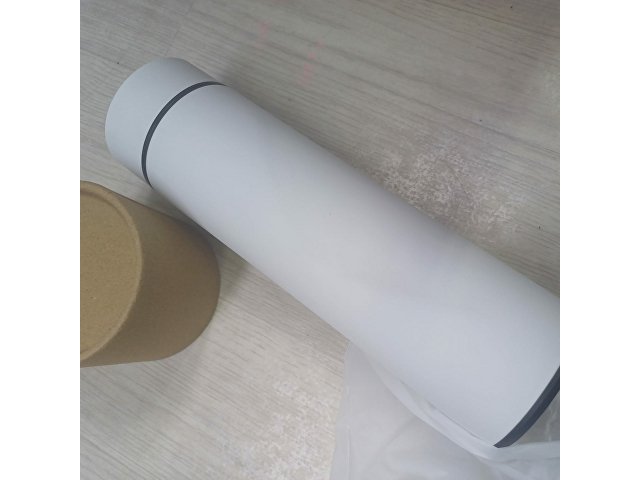 Вакуумный термос «Module X» с индикатором температуры и медной изоляцией, 500 мл, крафтовый тубус