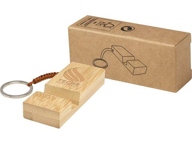 Брелок-держатель для телефона «Bosona» из бамбука thumbnail